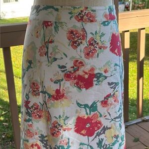 Floral Pencil Skirt